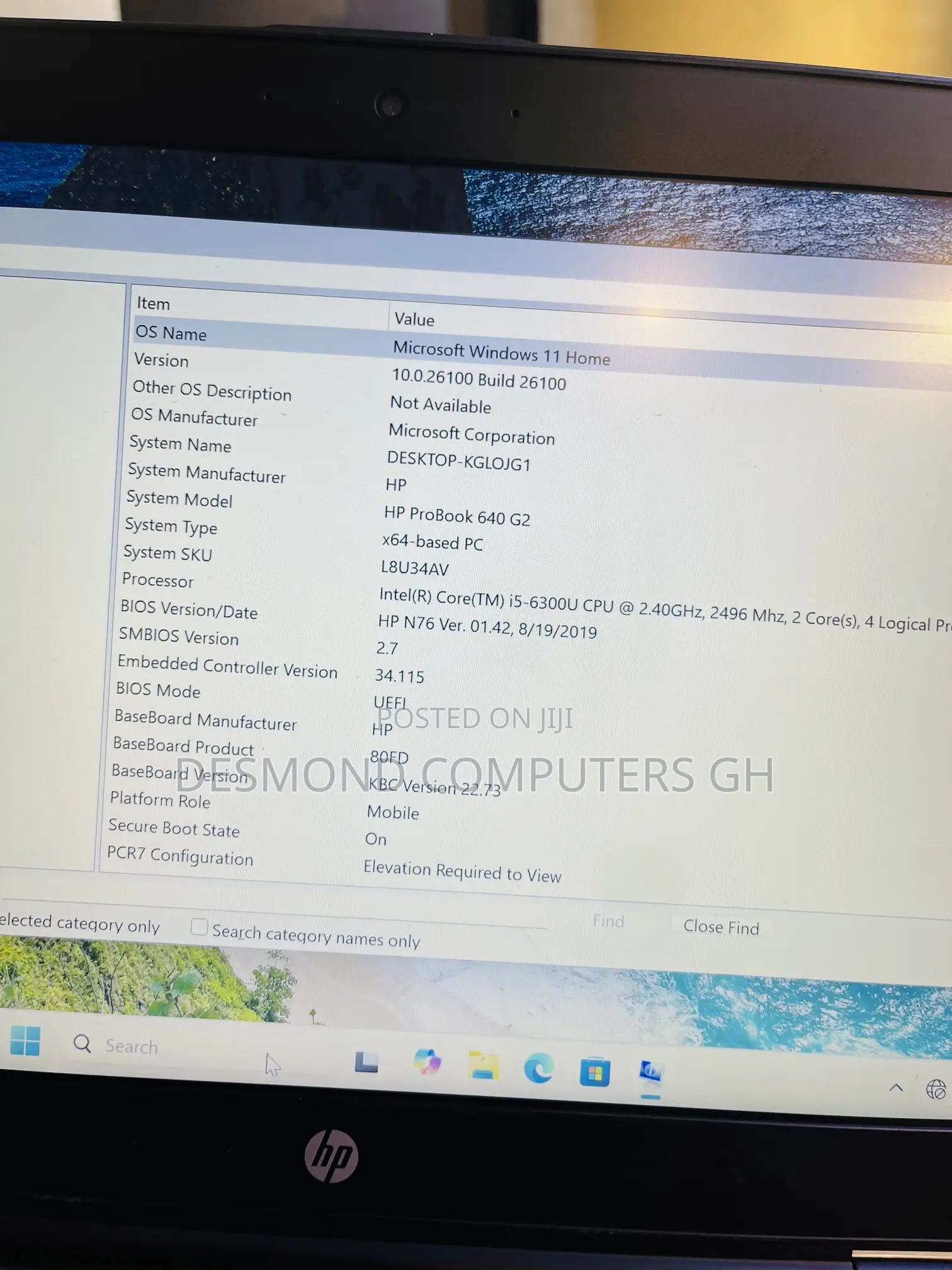 Laptop HP ProBook 640 G2 8GB Intel Core i5 SSD 256GB