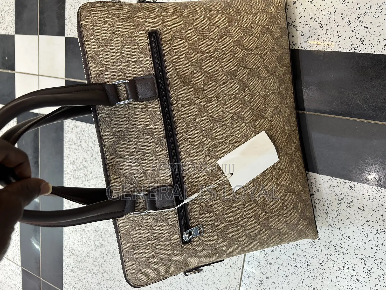 Coach Laptop Bag Brown Color