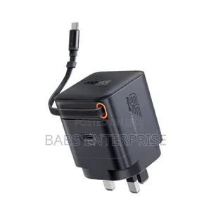 Promate Cubix-r65.Uk 65w Pd Ganfast Charging Adapter Usb-c Cable