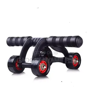 4 Wheel Ab Roller + Free Skipping Rope