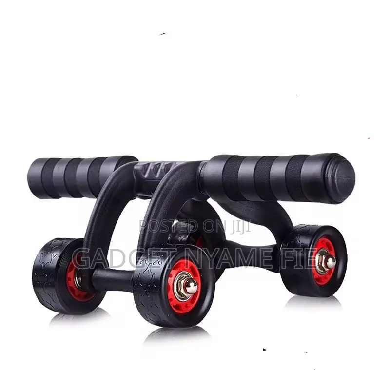 4 Wheel Ab Roller + Free Skipping Rope