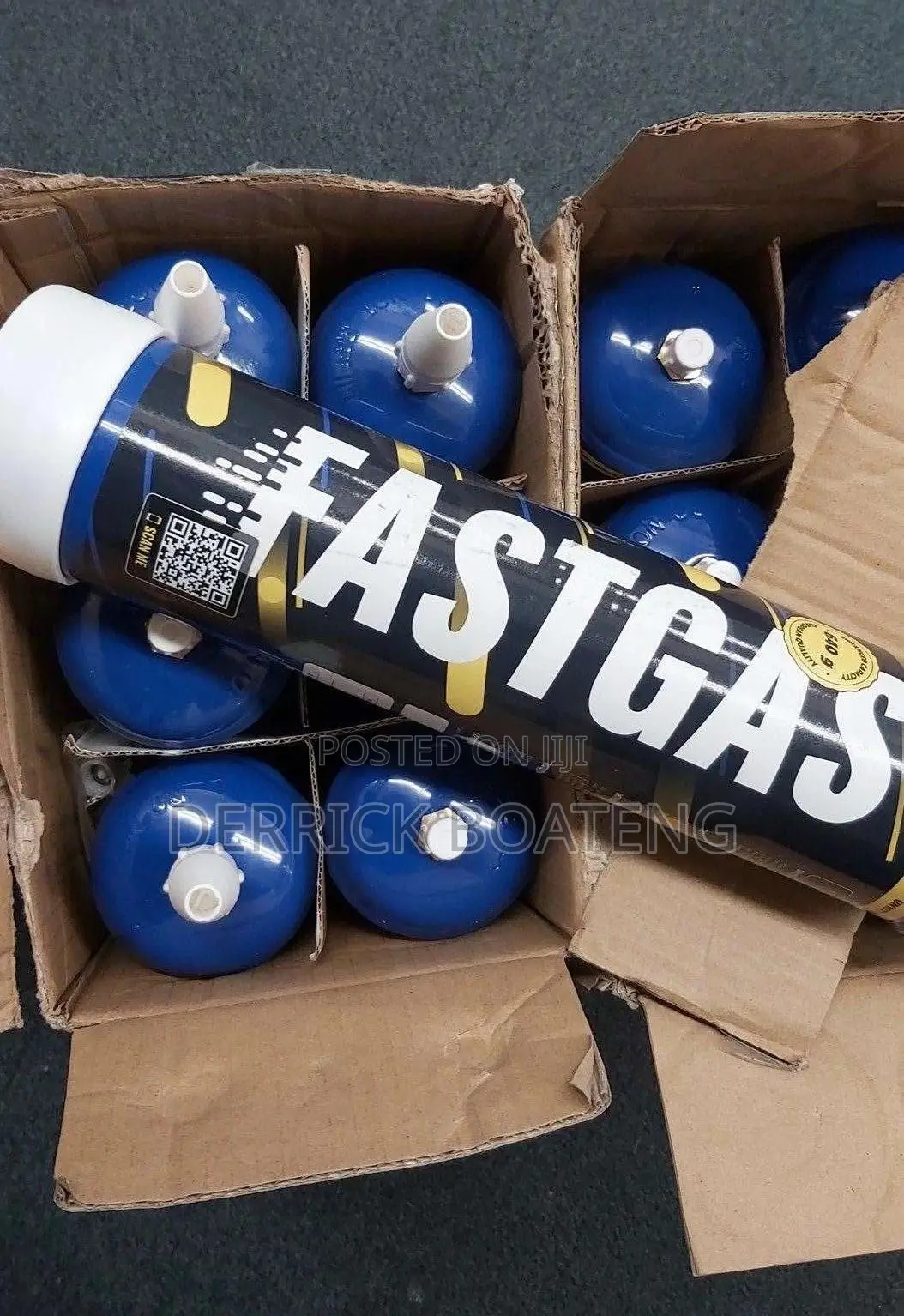 Fast Gas in Boxes(Wholesale) 2,800ghc for One Box.Six Tanks in One Box