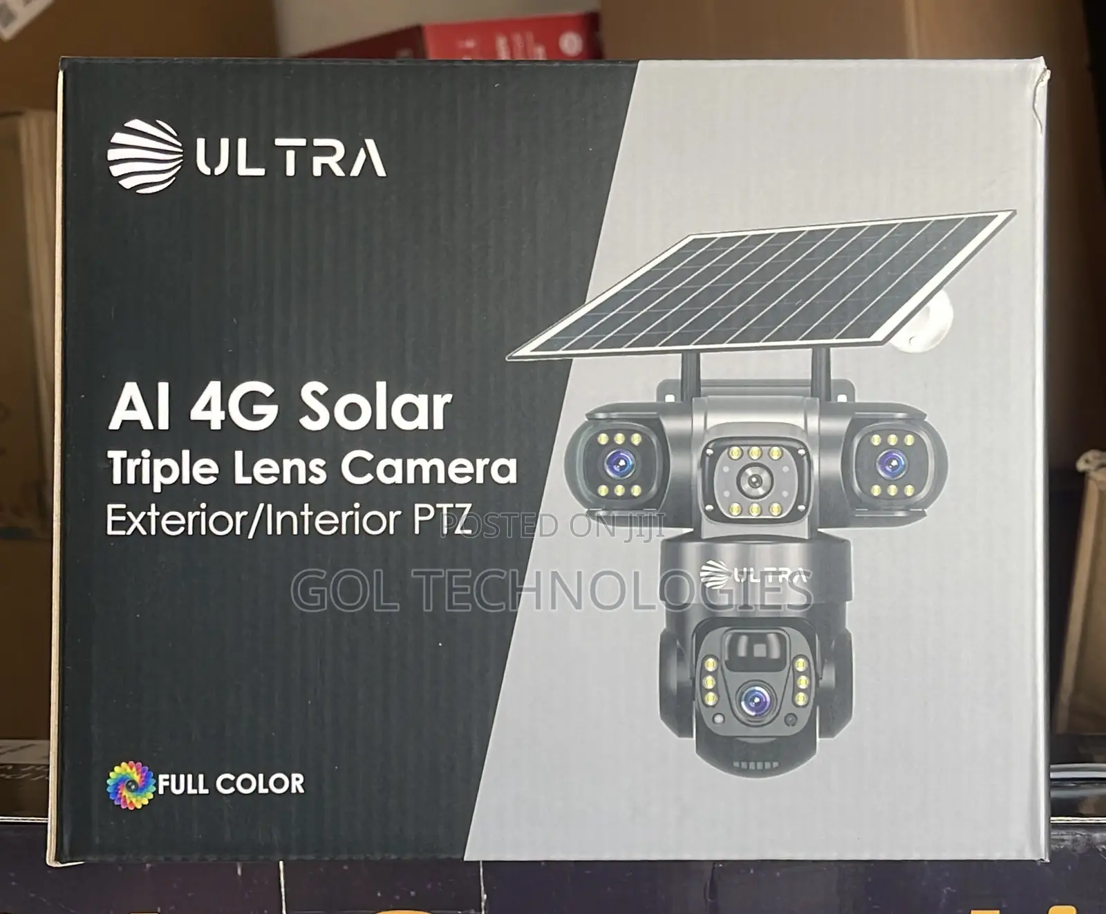 Ultra Ai 4g Solar Triple Lens Camera 6mp Ultra 4g Solar Camera