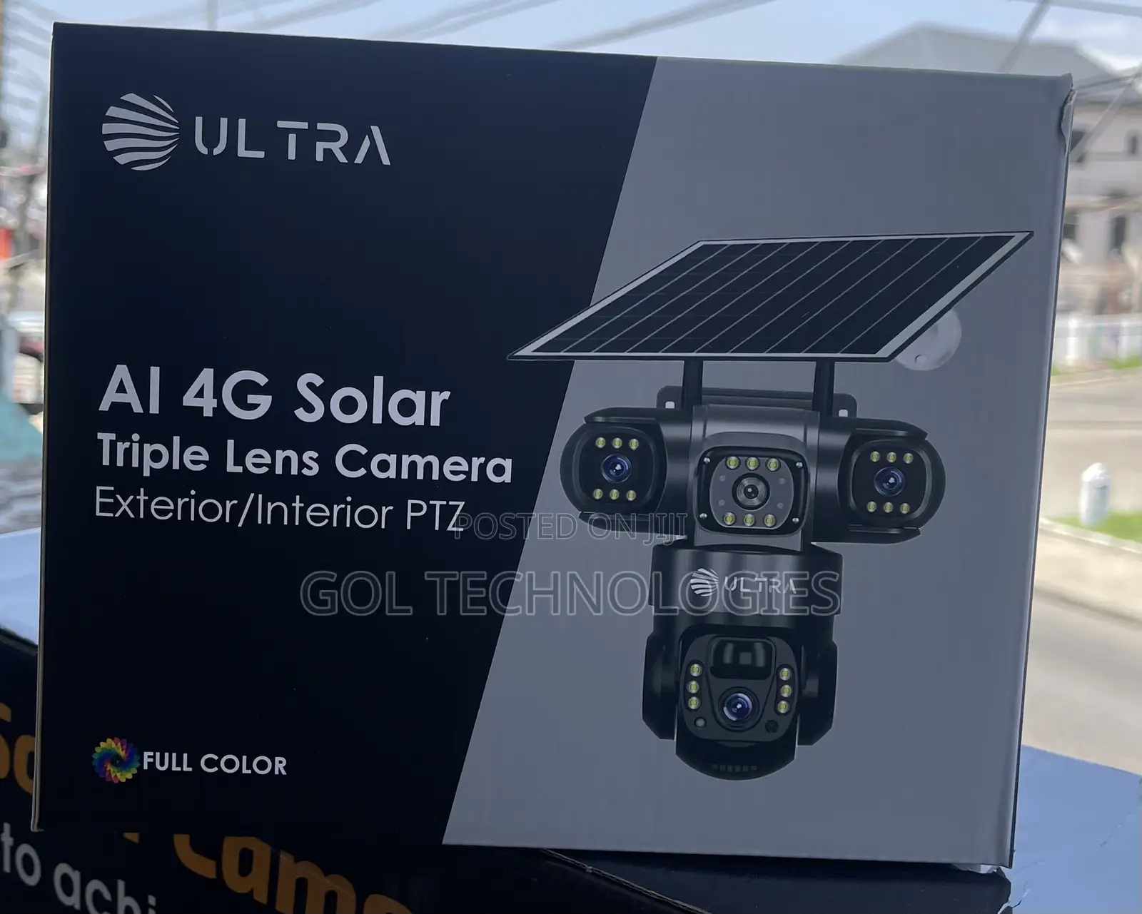 Ultra Ai 4g Solar Triple Lens Camera 6mp Ultra 4g Solar Camera