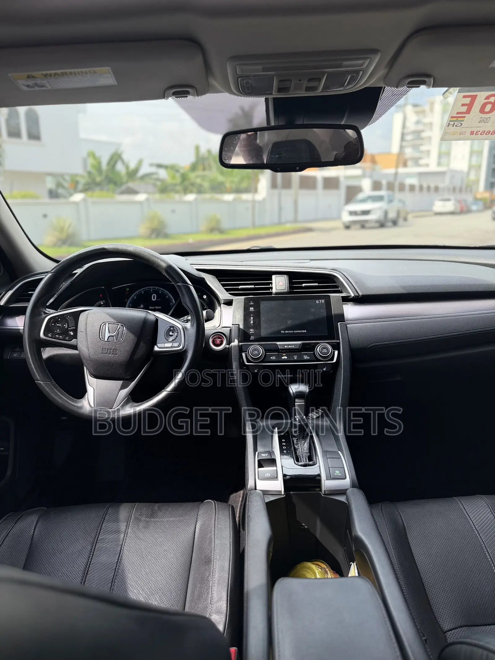 Honda Civic Touring 4dr Sedan (1.5L 4cyl) 2016 Gray