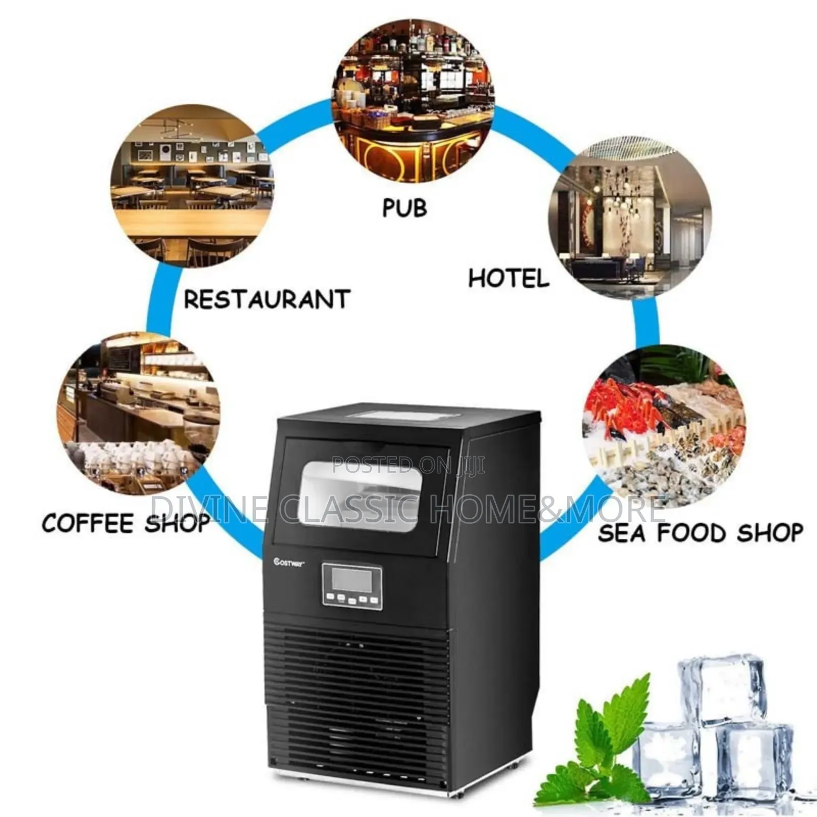 30kg Geepas Commercial Ice Cubes Maker
