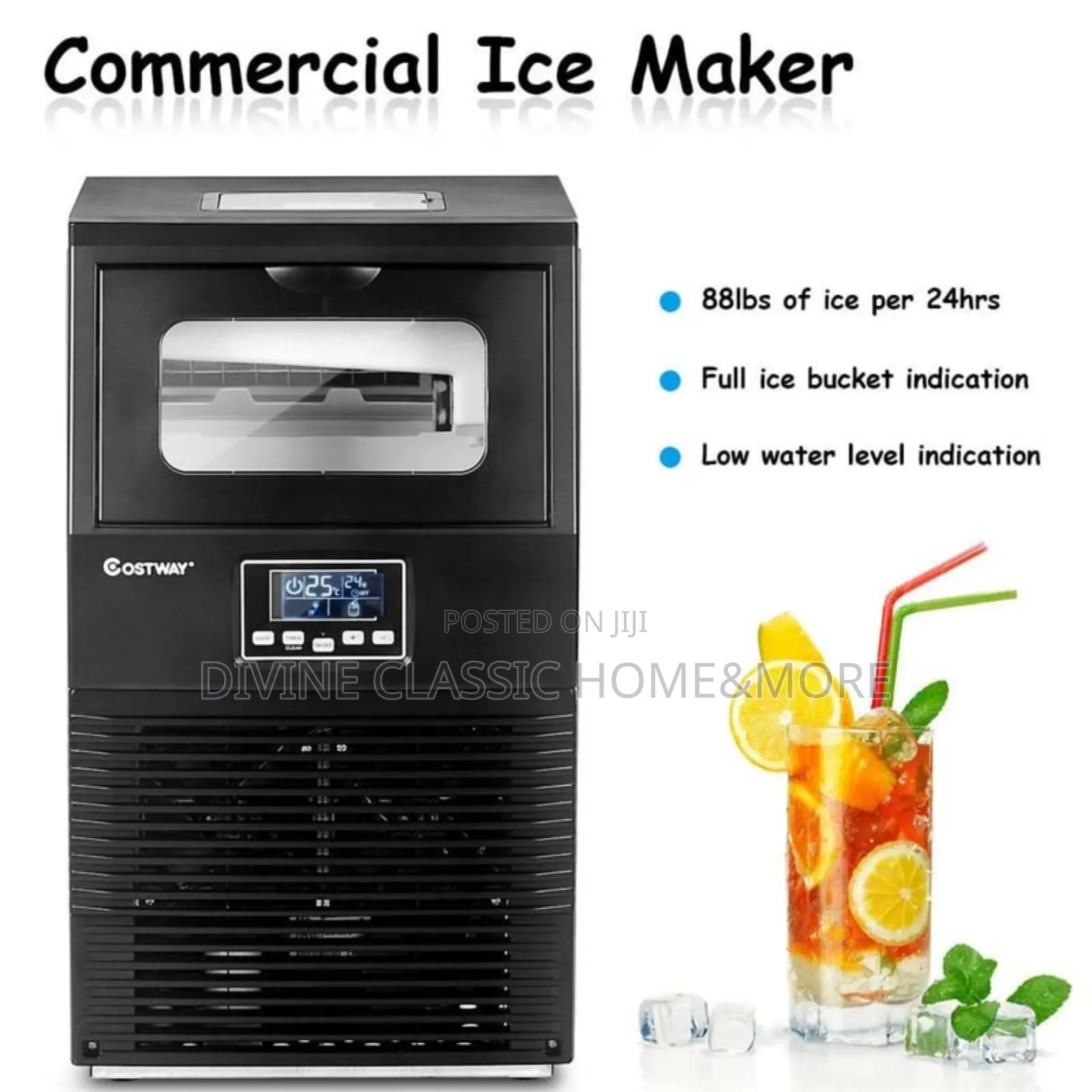 30kg Geepas Commercial Ice Cubes Maker