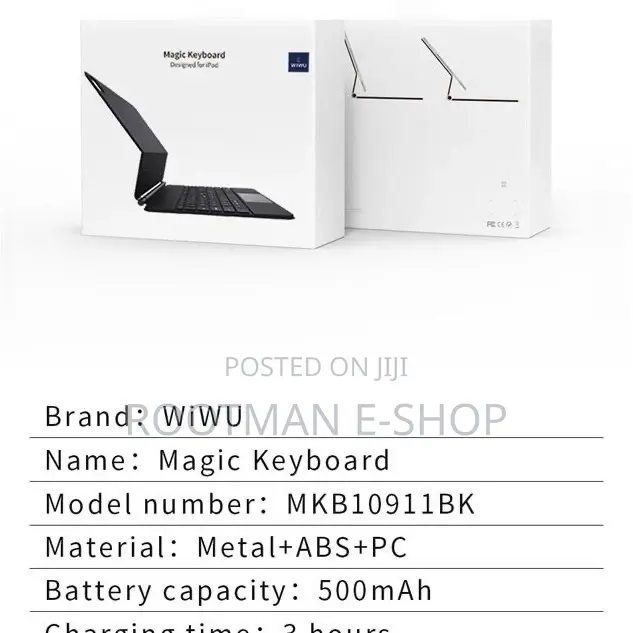 Wiwu Mk-002 Magic Keyboard Case for 2024 iPad Pro 12.9 / 13inch