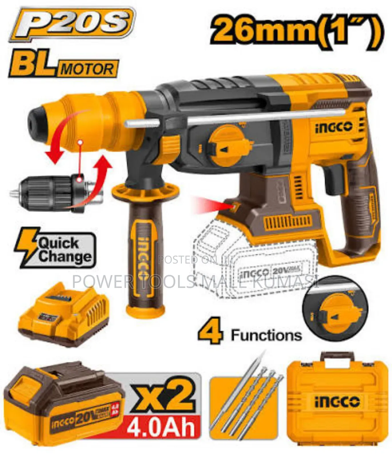Cordless Rotary Hammer