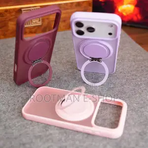 iPhone 17 Pro Max Orange Halbach Magnet Case