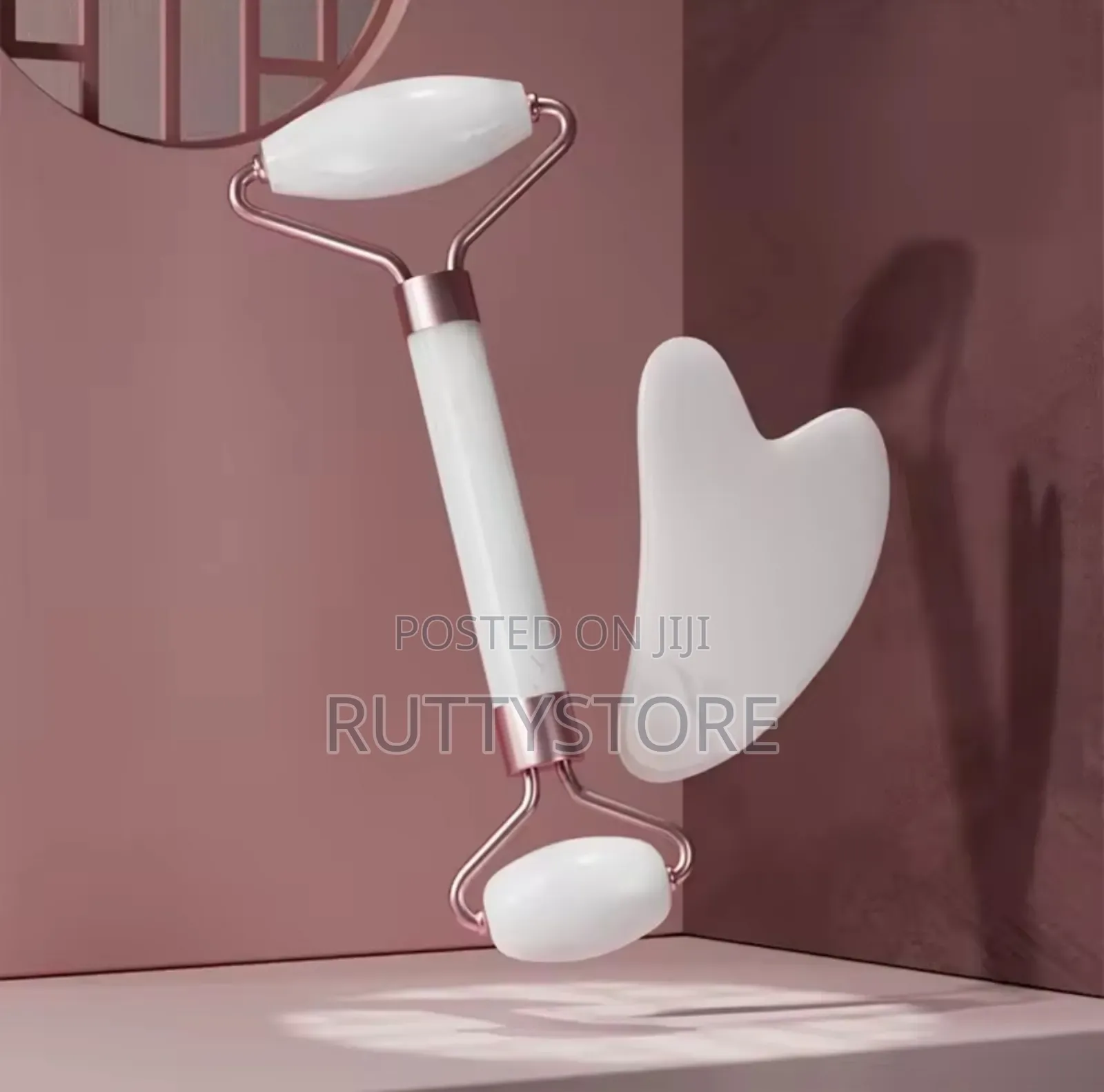 Jade Roller/Massager Set