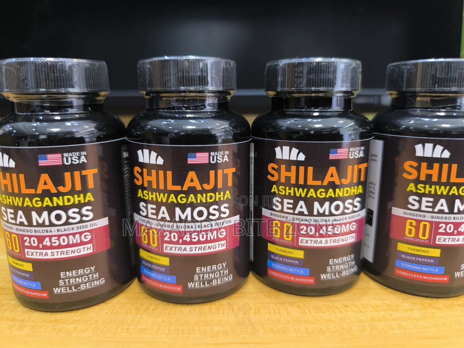 Shilajit Ashwagandha Sea Moss Ginseng 20,450mg Extra Strength