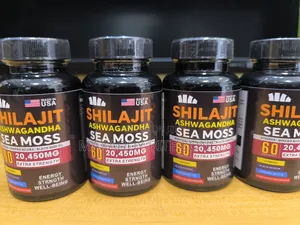 Shilajit Ashwagandha Sea Moss Ginseng 20,450mg Extra Strength