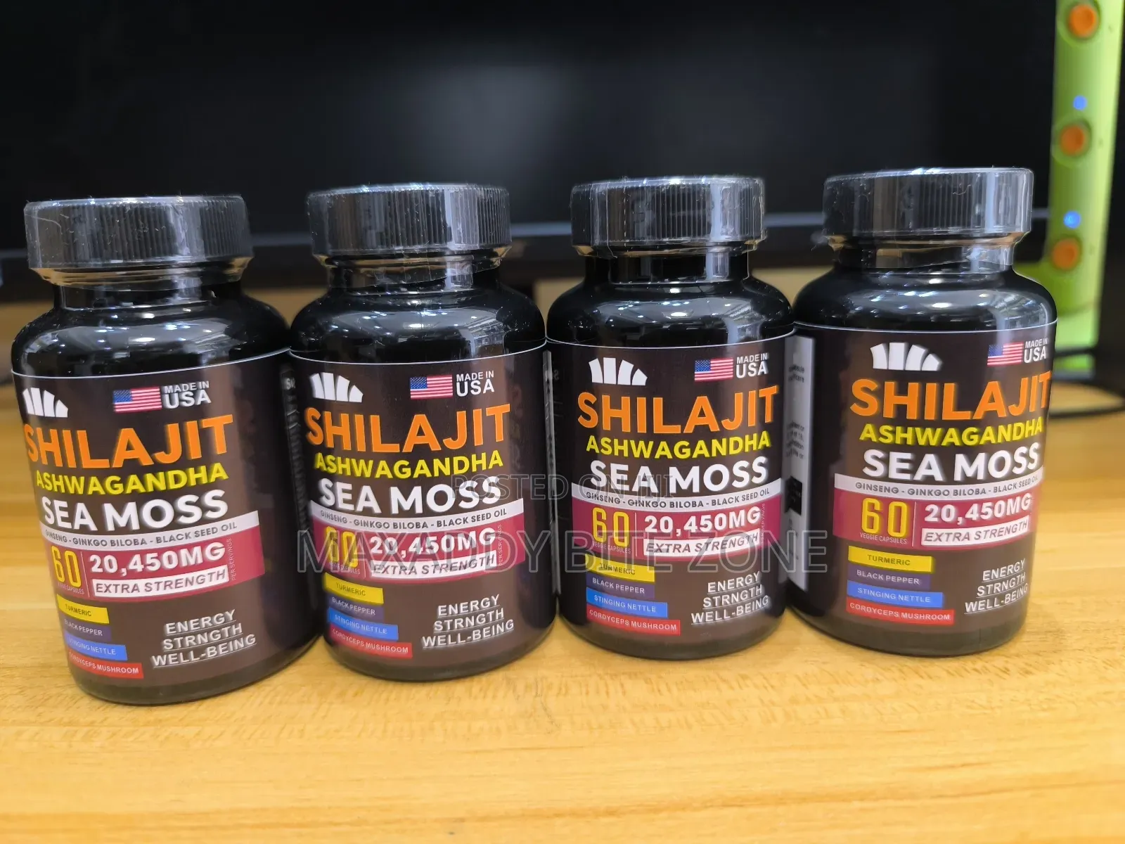 Shilajit Ashwagandha Sea Moss Ginseng 20,450mg Extra Strength