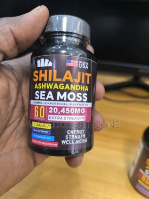 Shilajit Ashwagandha Sea Moss Ginseng 20,450mg Extra Strength