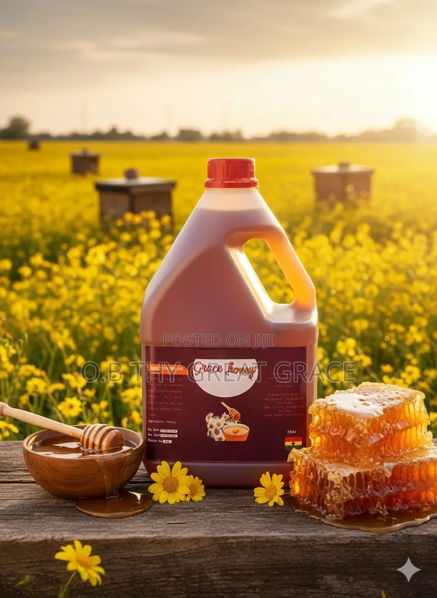Raw Natural Honey 2.5 Liters Available
