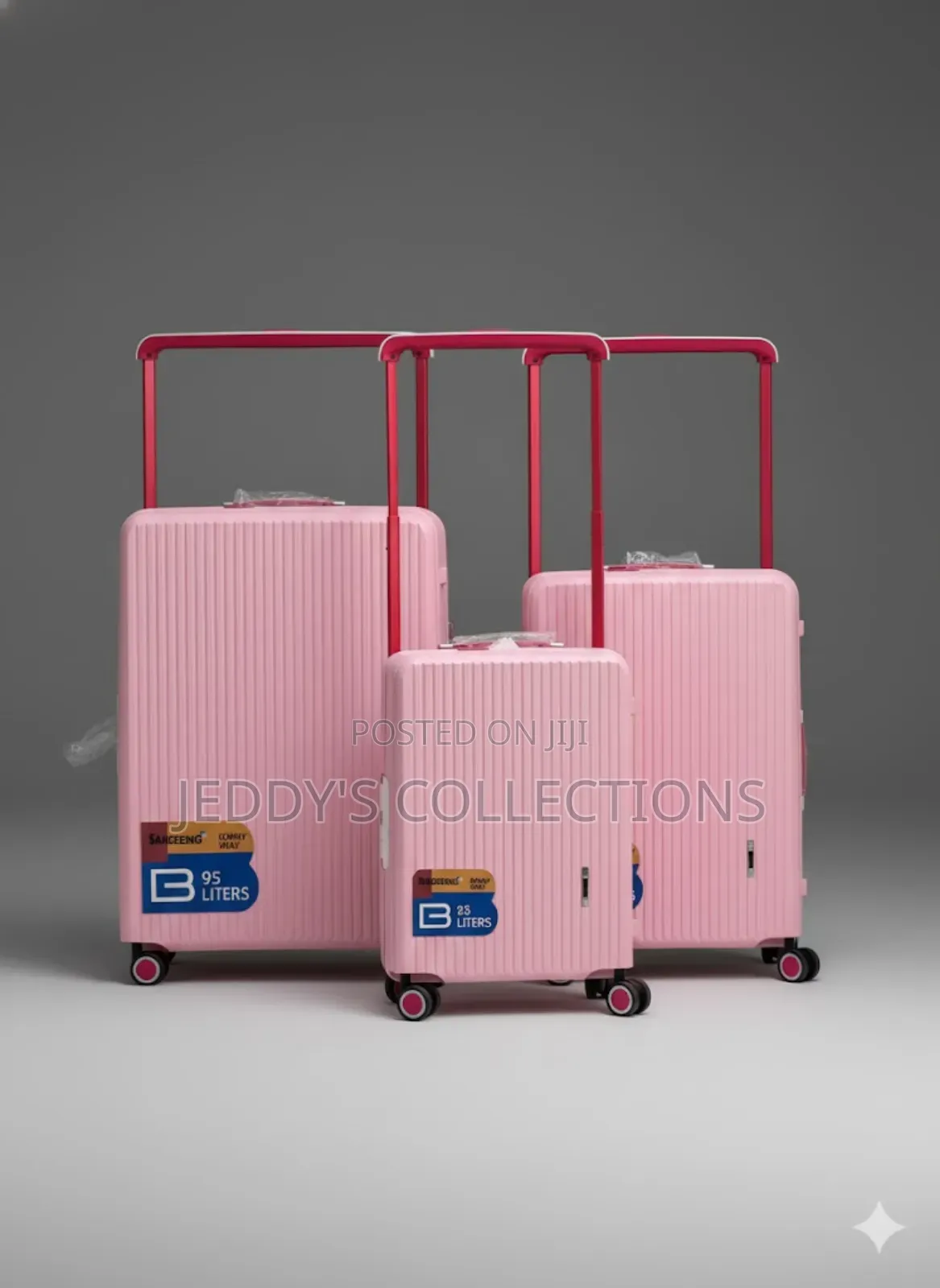 Pp Customized Lock Luggage For Long Distance Travel 3pcs And Carry On