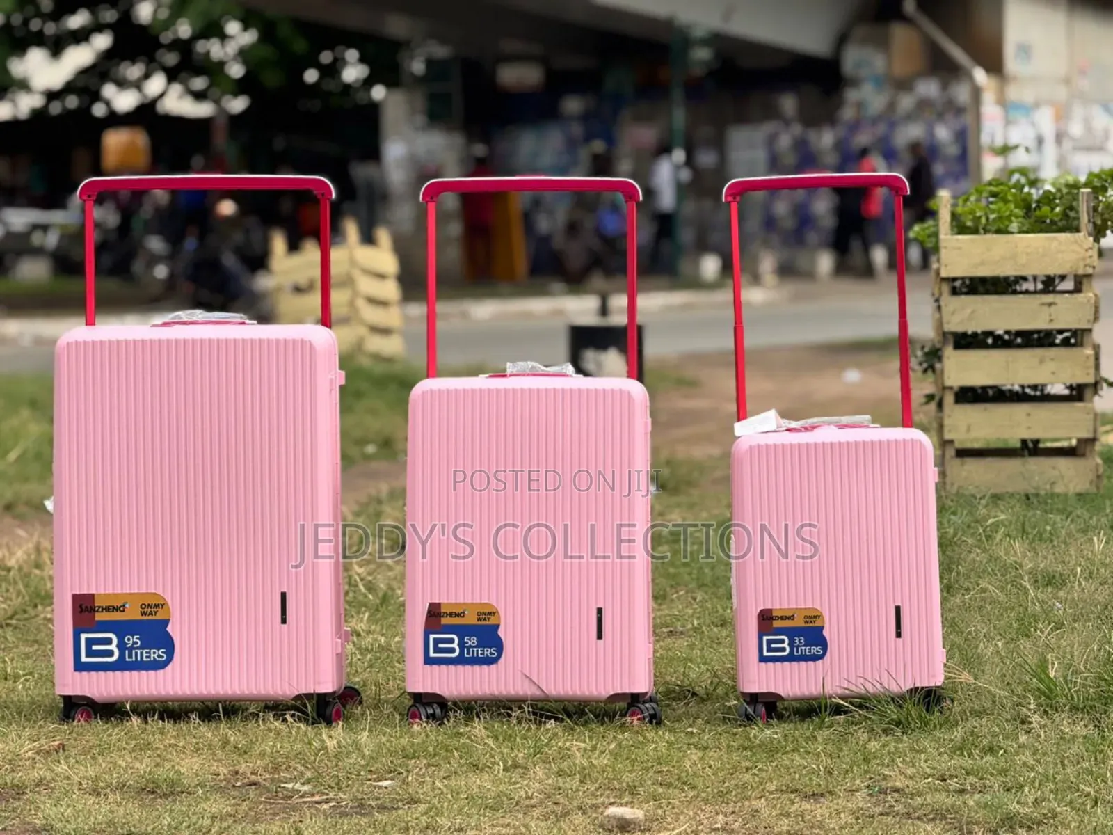 Pp Customized Lock Luggage For Long Distance Travel 3pcs And Carry On