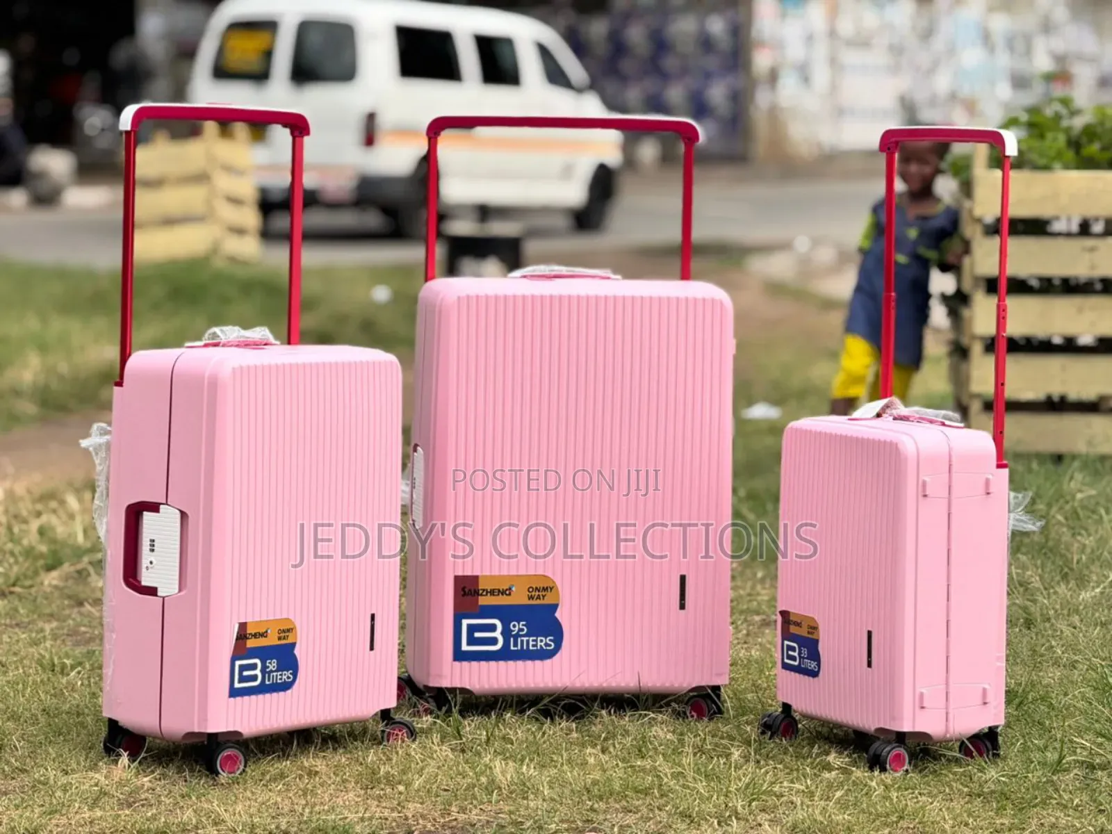Pp Customized Lock Luggage For Long Distance Travel 3pcs And Carry On