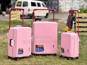 Pp Customized Lock Luggage For Long Distance Travel 3pcs And Carry On