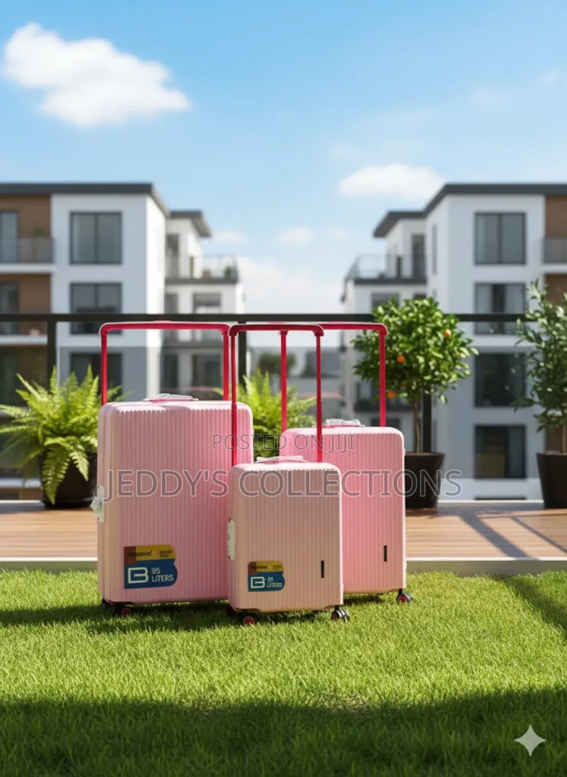 Pp Customized Lock Luggage For Long Distance Travel 3pcs And Carry On
