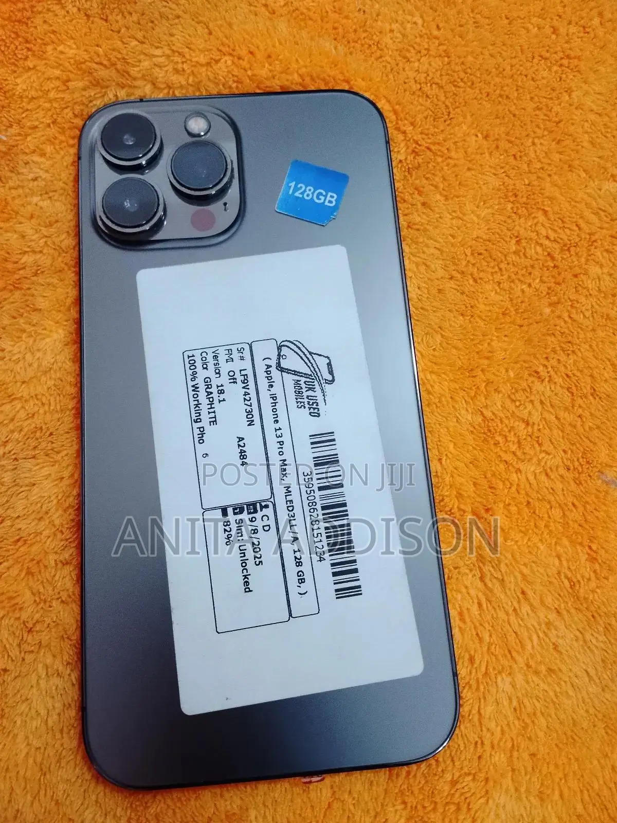 Apple iPhone 13 Pro Max 128 GB Black