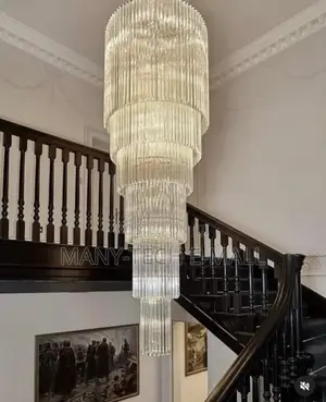 Crystal Body Long Chandelier