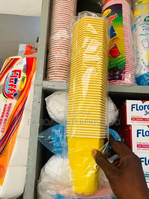 Disposable Party Plastic Cups Assorted Colors Drinking Cups 50pcs