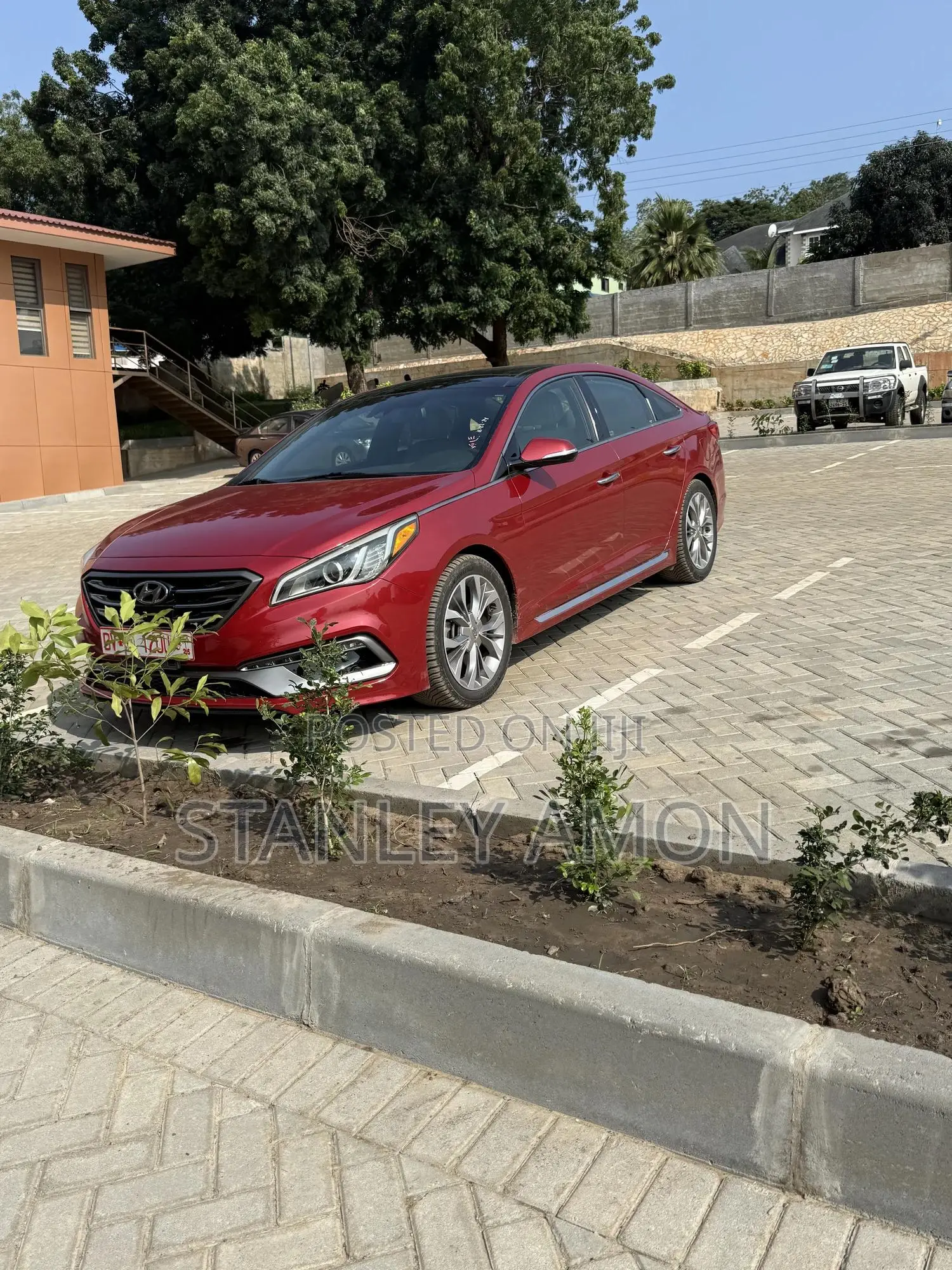 Hyundai Sonata Sport 2.0T Sedan FWD (2.0L 4cyl 6A) 2017 Red