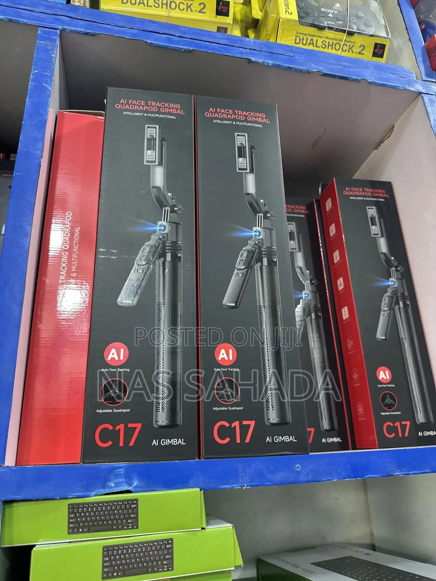 Ai Face Selfie Tracking Gimbal C17 360