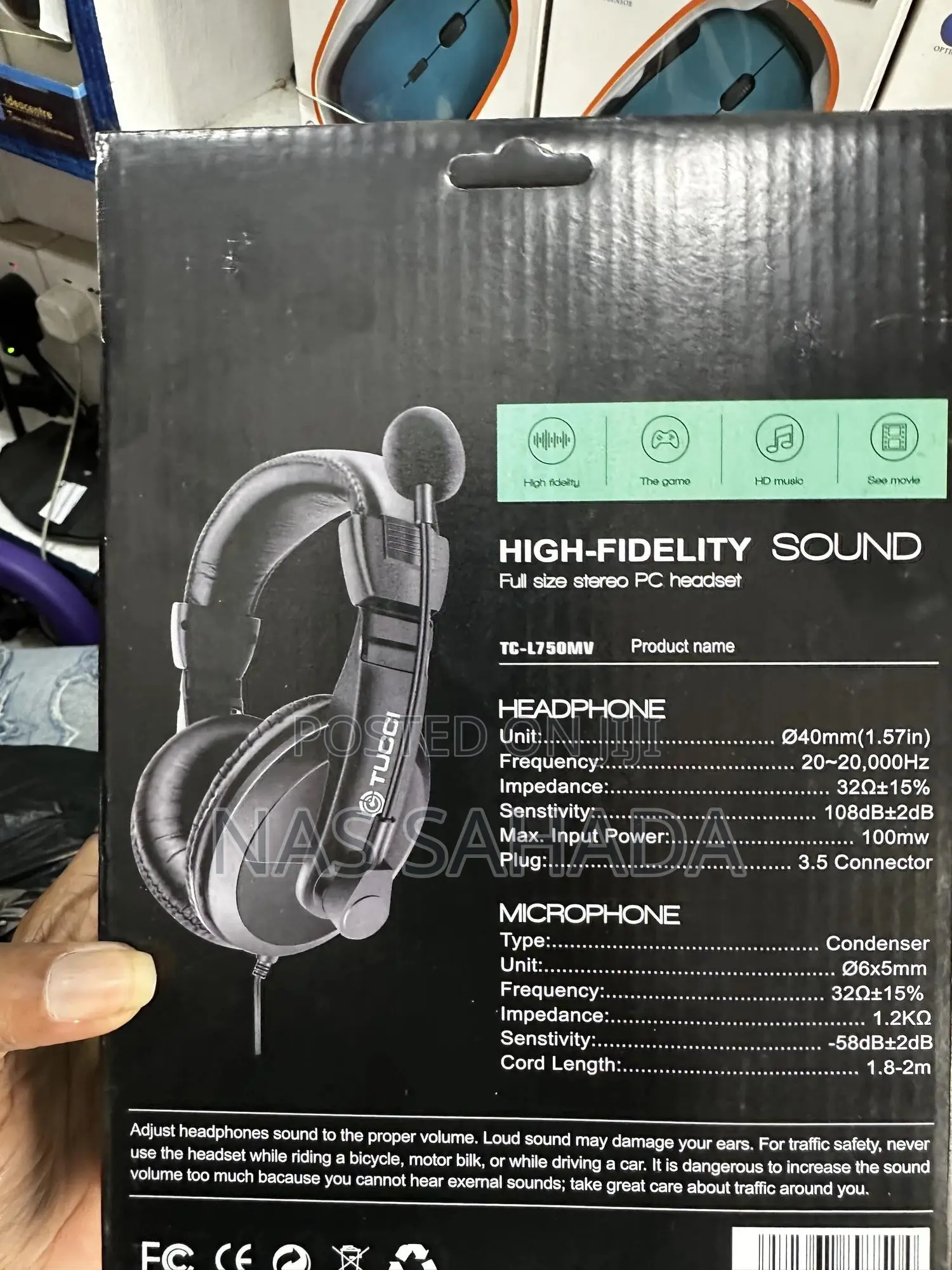 Tucci Q2 Usb Headset With Microphone
