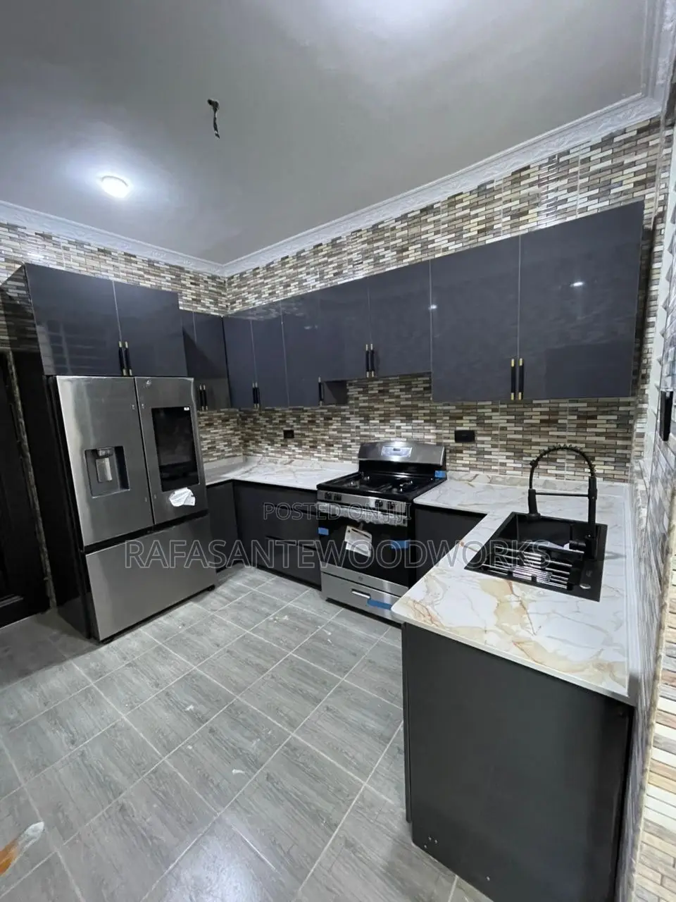 Rafasantewooworks Kitchen Cabinets With MDF Board