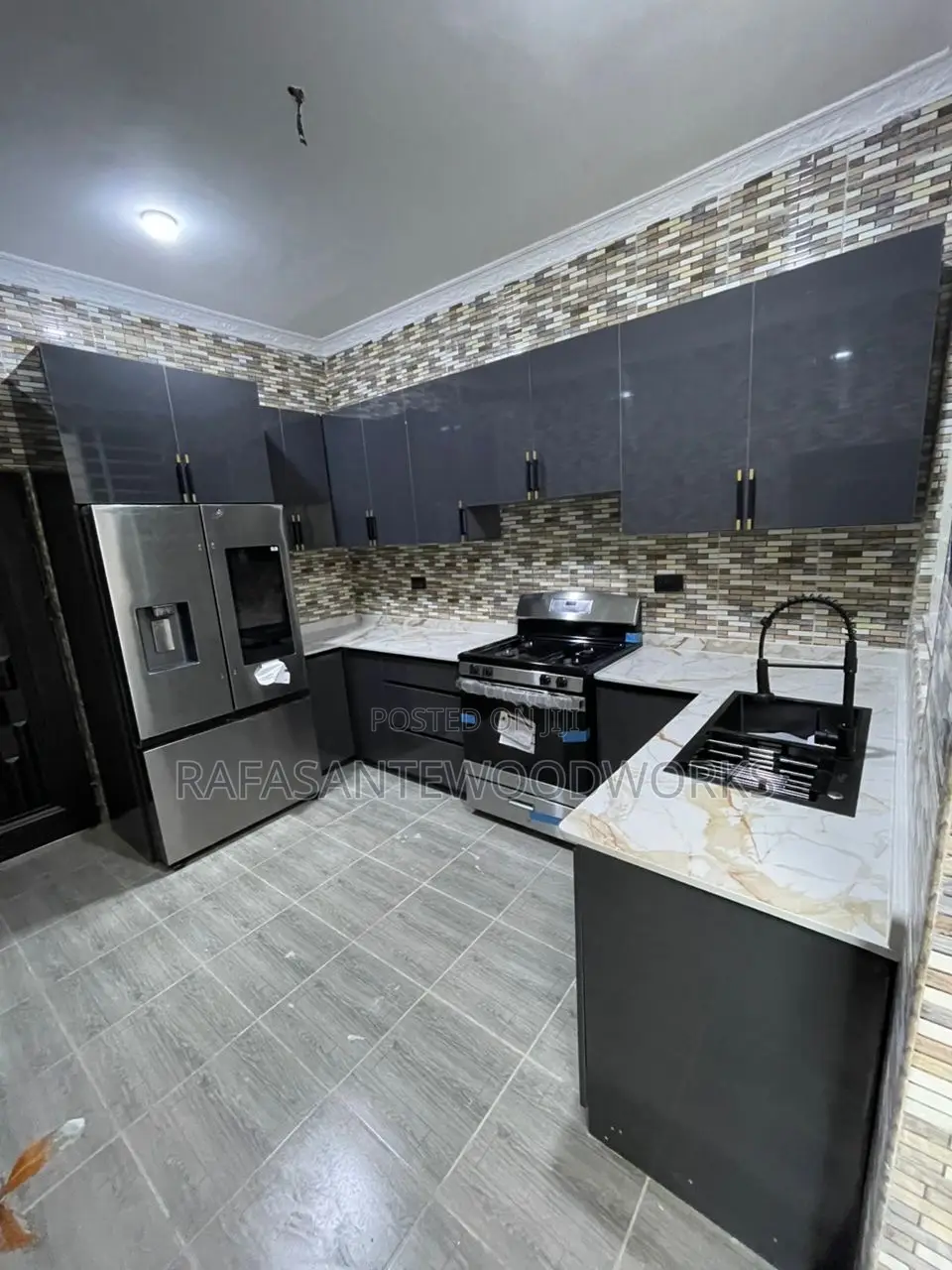 Rafasantewooworks Kitchen Cabinets With MDF Board
