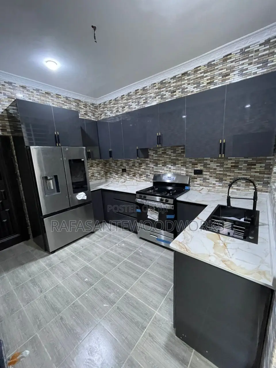 Rafasantewooworks Kitchen Cabinets With MDF Board