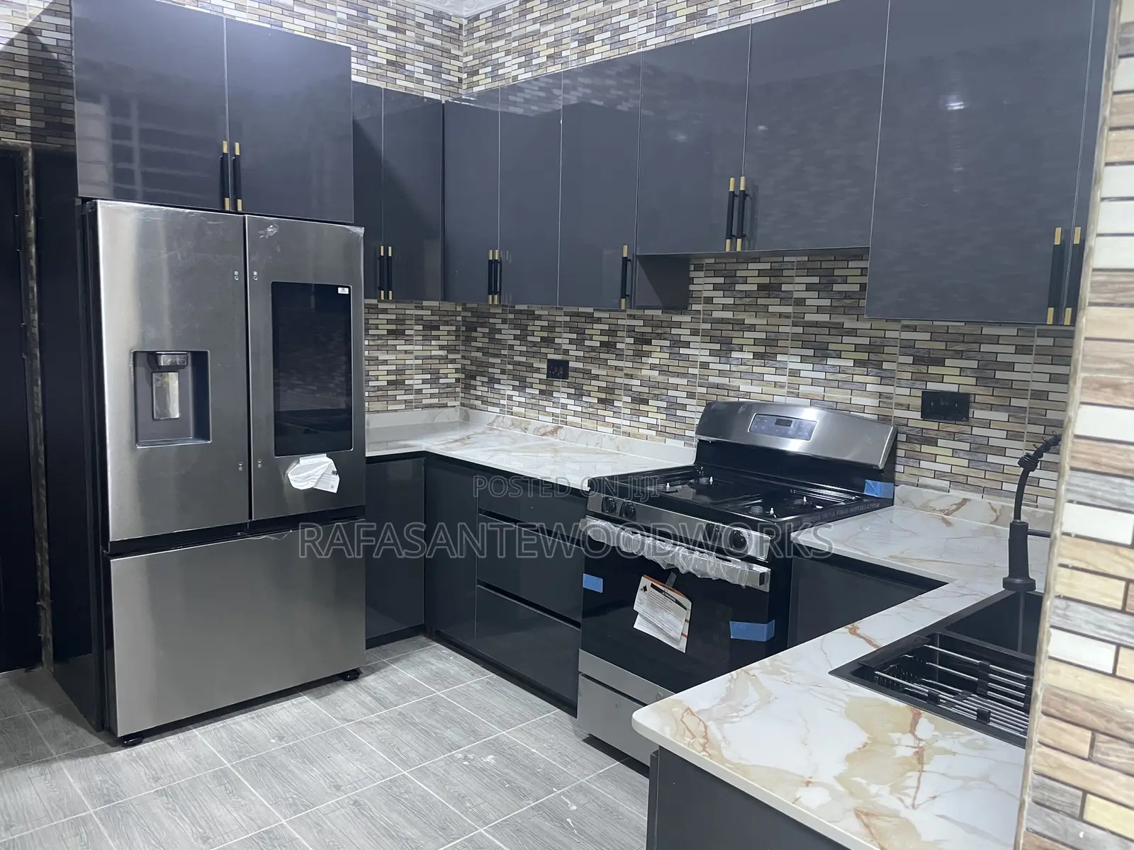 Rafasantewooworks Kitchen Cabinets With MDF Board