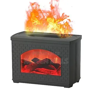 Miokycl 270ml Mist Diffuser Humidifier Simulated Fireplace Design