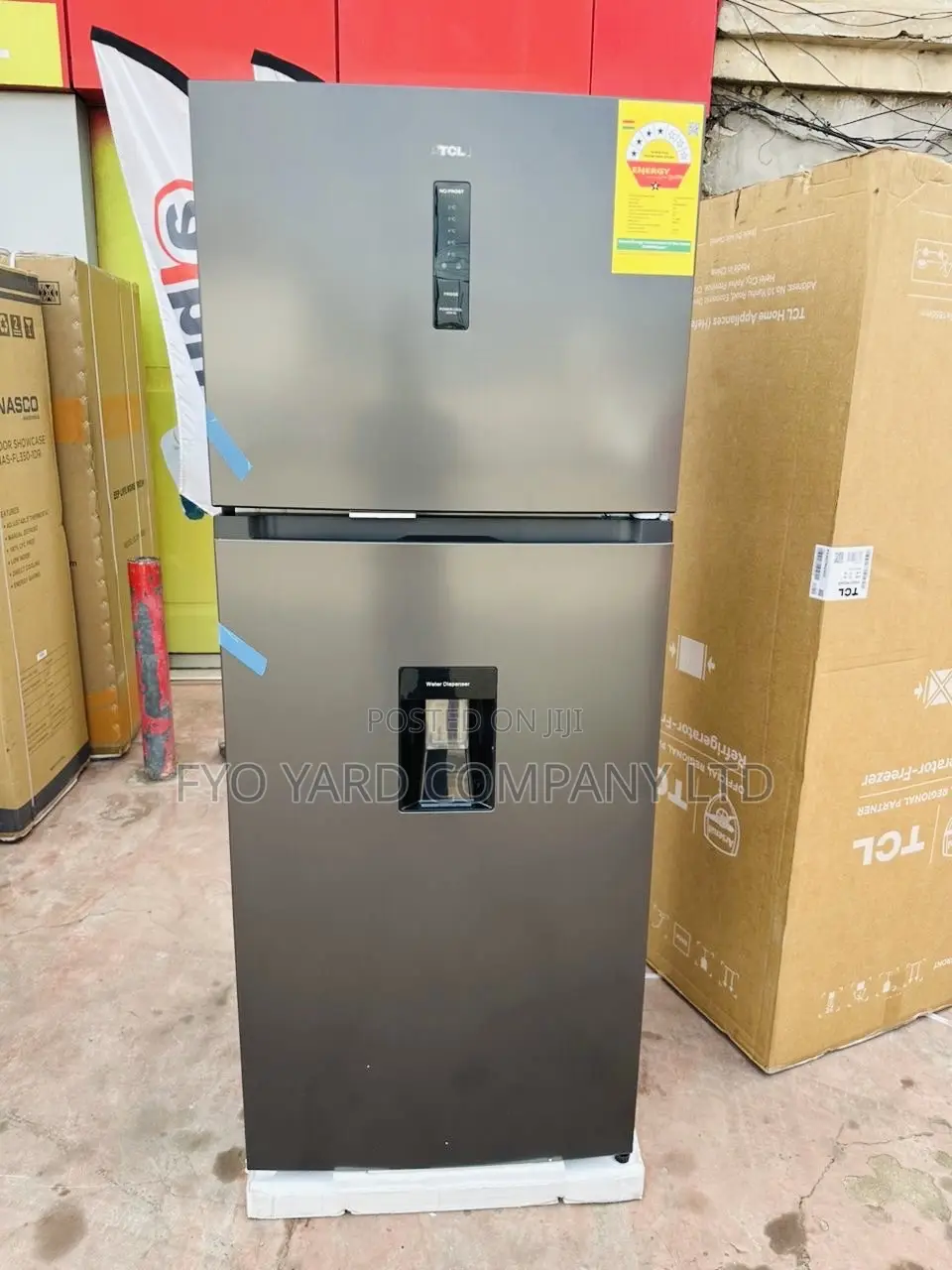 TCL 413l 4-Star Frost Free Top Mounted Refrigerator W/ Water Dispenser