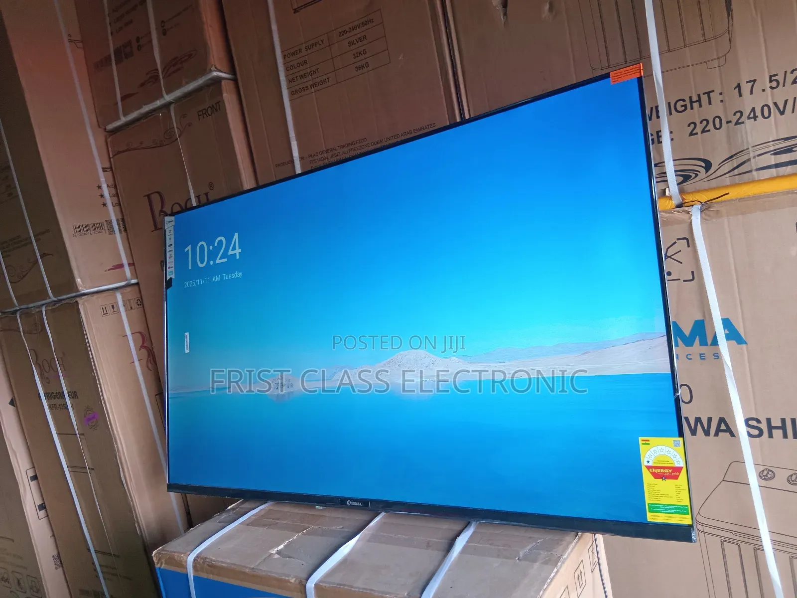 “Sigma 55′′ Smart Tv – Android 14, Usb Hdmi Ready, Big Screen Magic