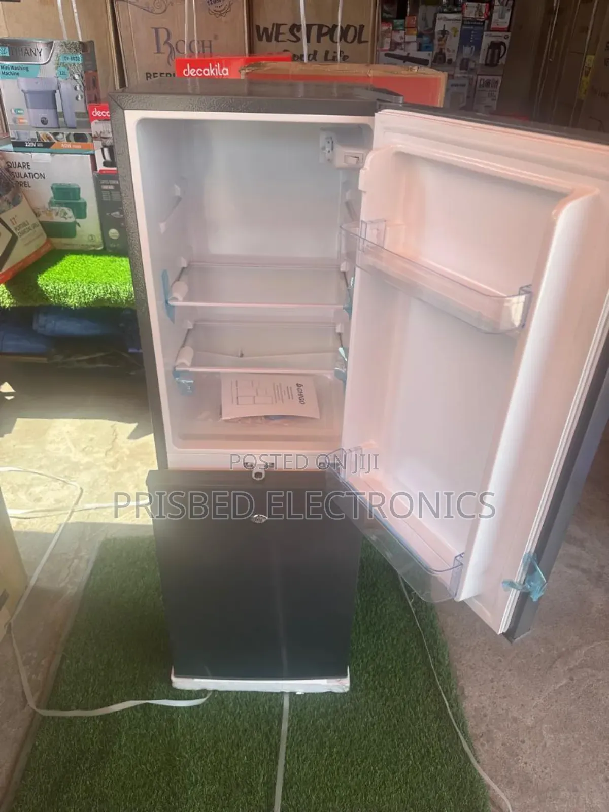 Chigo Double Door Fridge 99 Litres Bottom Freezer