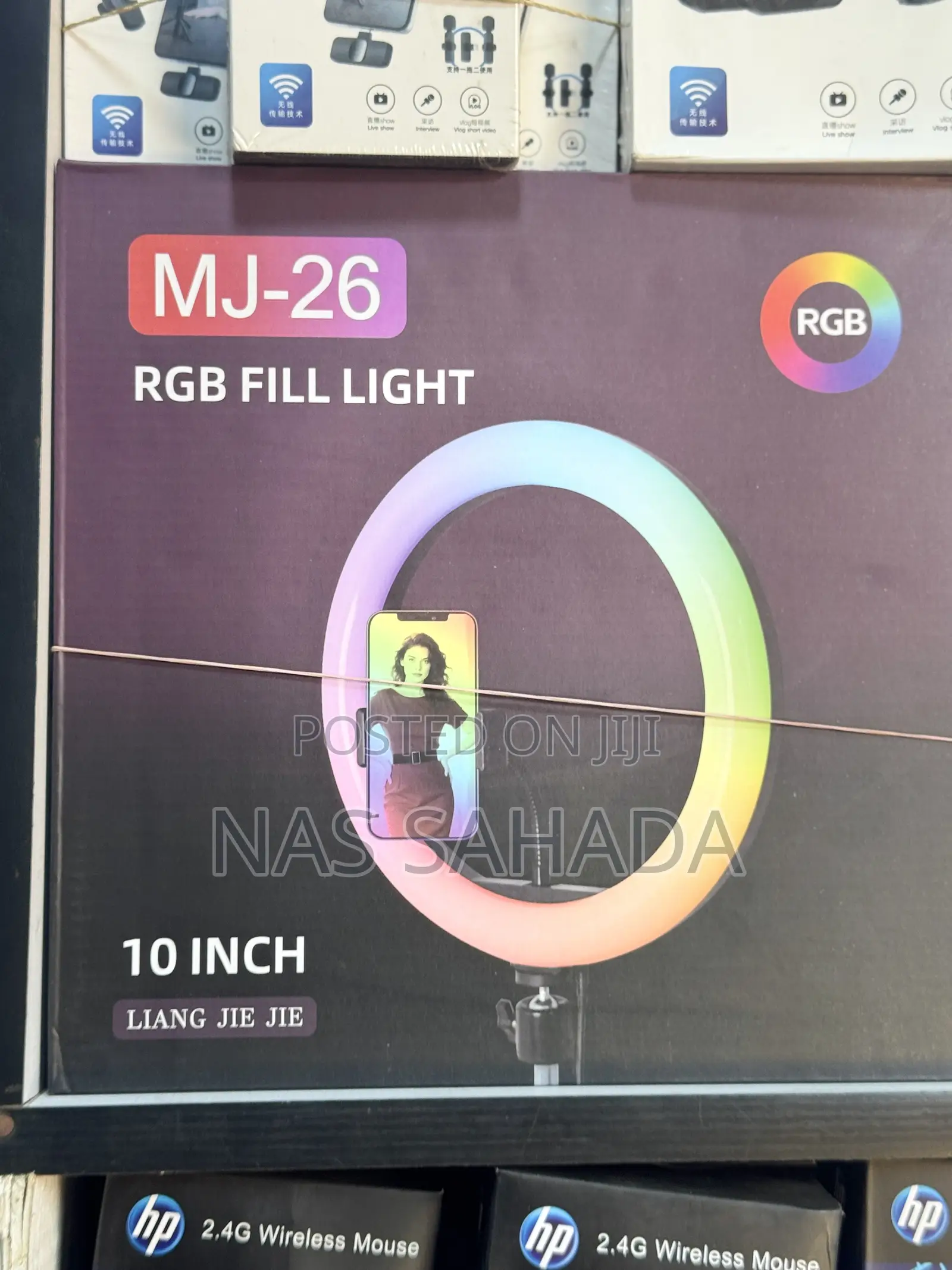 RGB Ring Light 10inch With Stand