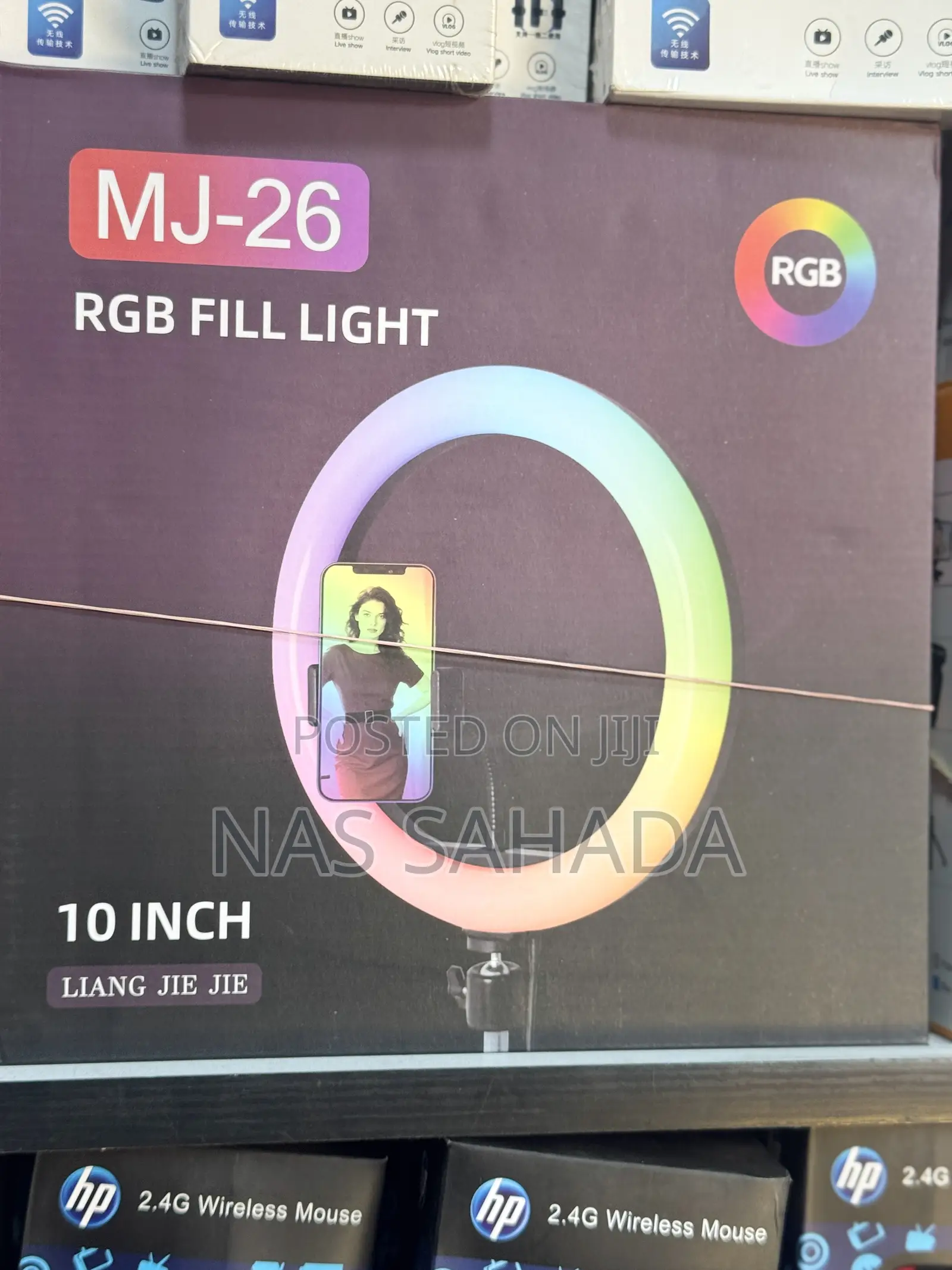 RGB Ring Light 10inch With Stand