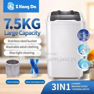 Washing Machine With Shoe Brush