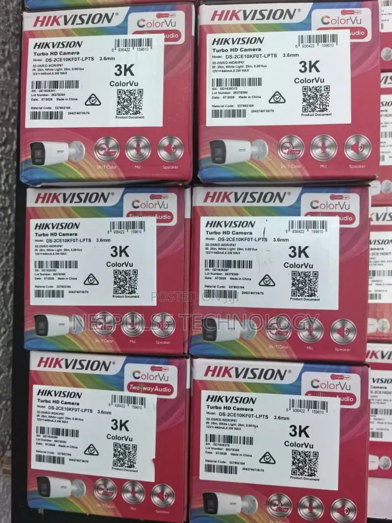 Hikvision Colorvu Bullet Camera () Ds-2ce10kf0t-LPTS