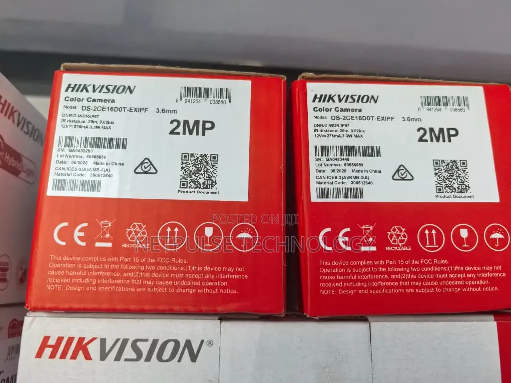 Hikvision Turbo Hd Bullet Camera Ds-2ce16d0t-Exipf 2mp