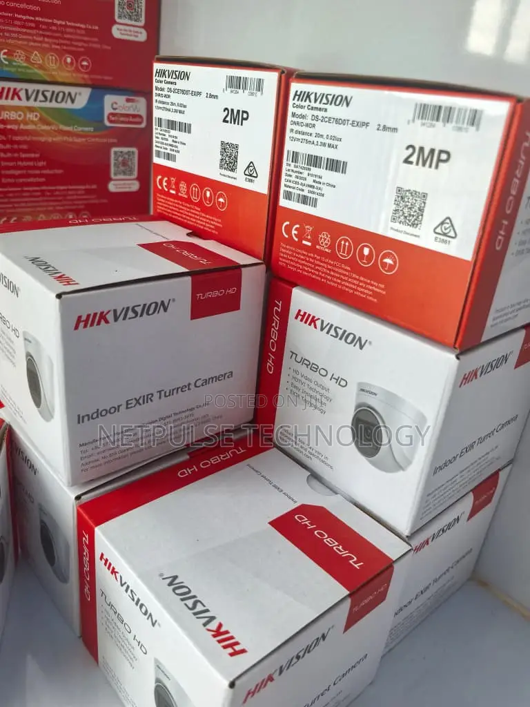 Hikvision Turbo Hd Indoor Fixed Turret Camera 2mp Ds-2ce76d0t-Exipf