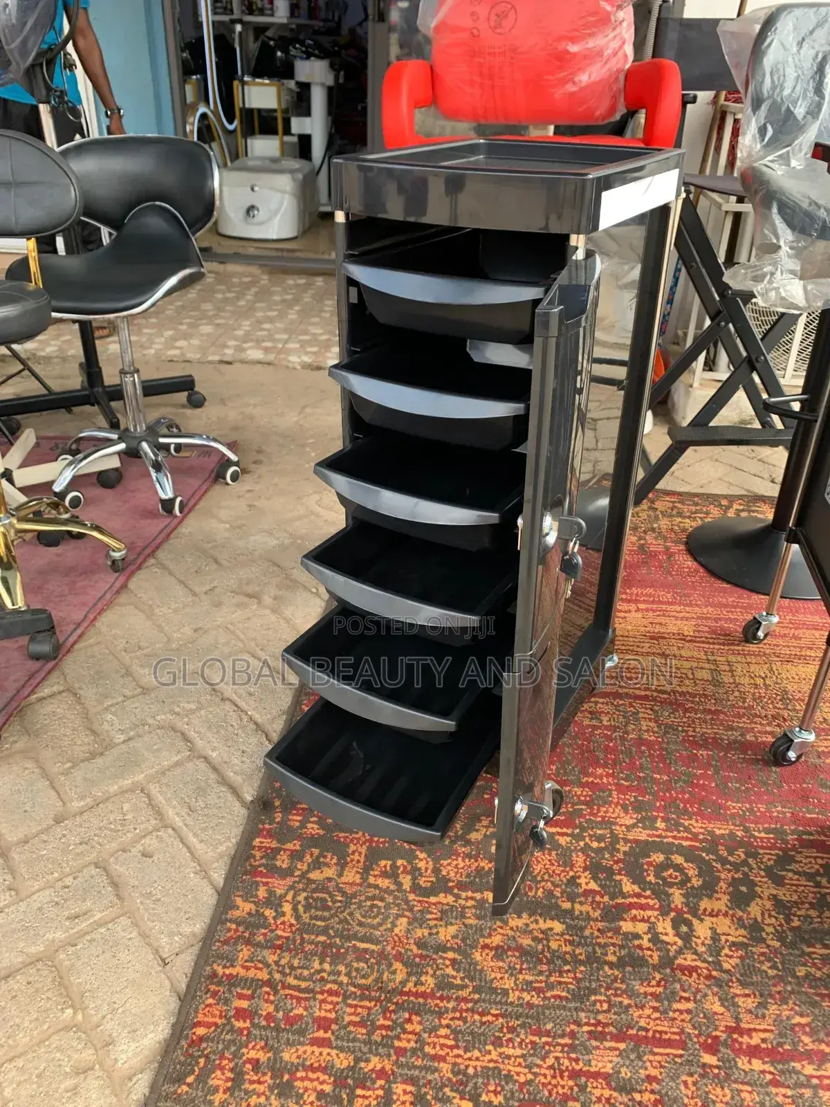 Trolley With Key Lock