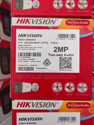 Hikvision Turbo Hd Outdoor Bullet Camera 2mp Ds-2ce16d0t-LPXTS