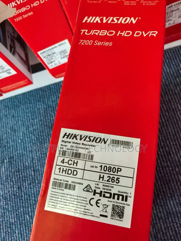 Hikvision 4-Channel Turbo DVR Ds-7204hghi-M1