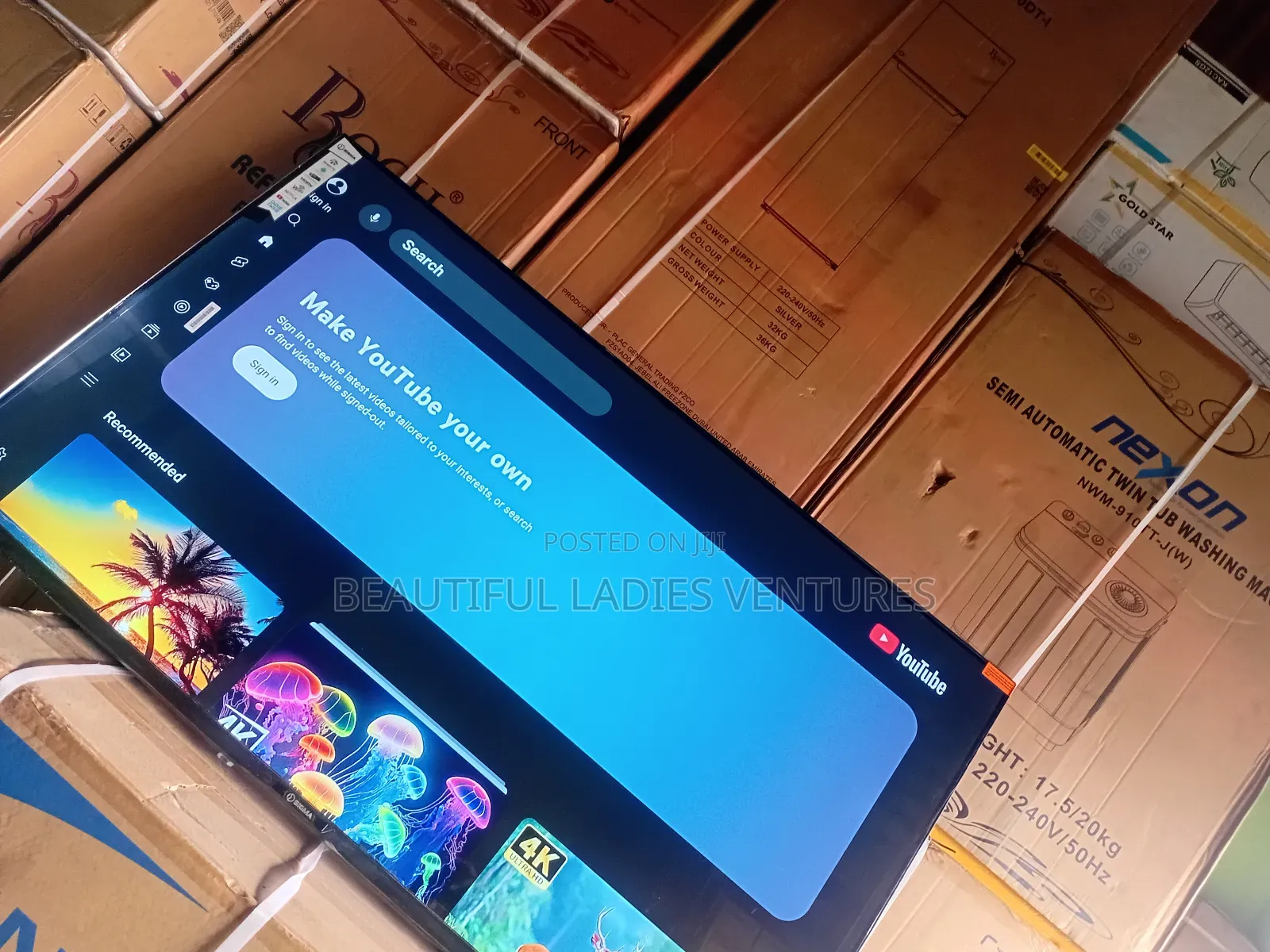 Smart Television With Elegant Design and Rich Multimedia Features Tv