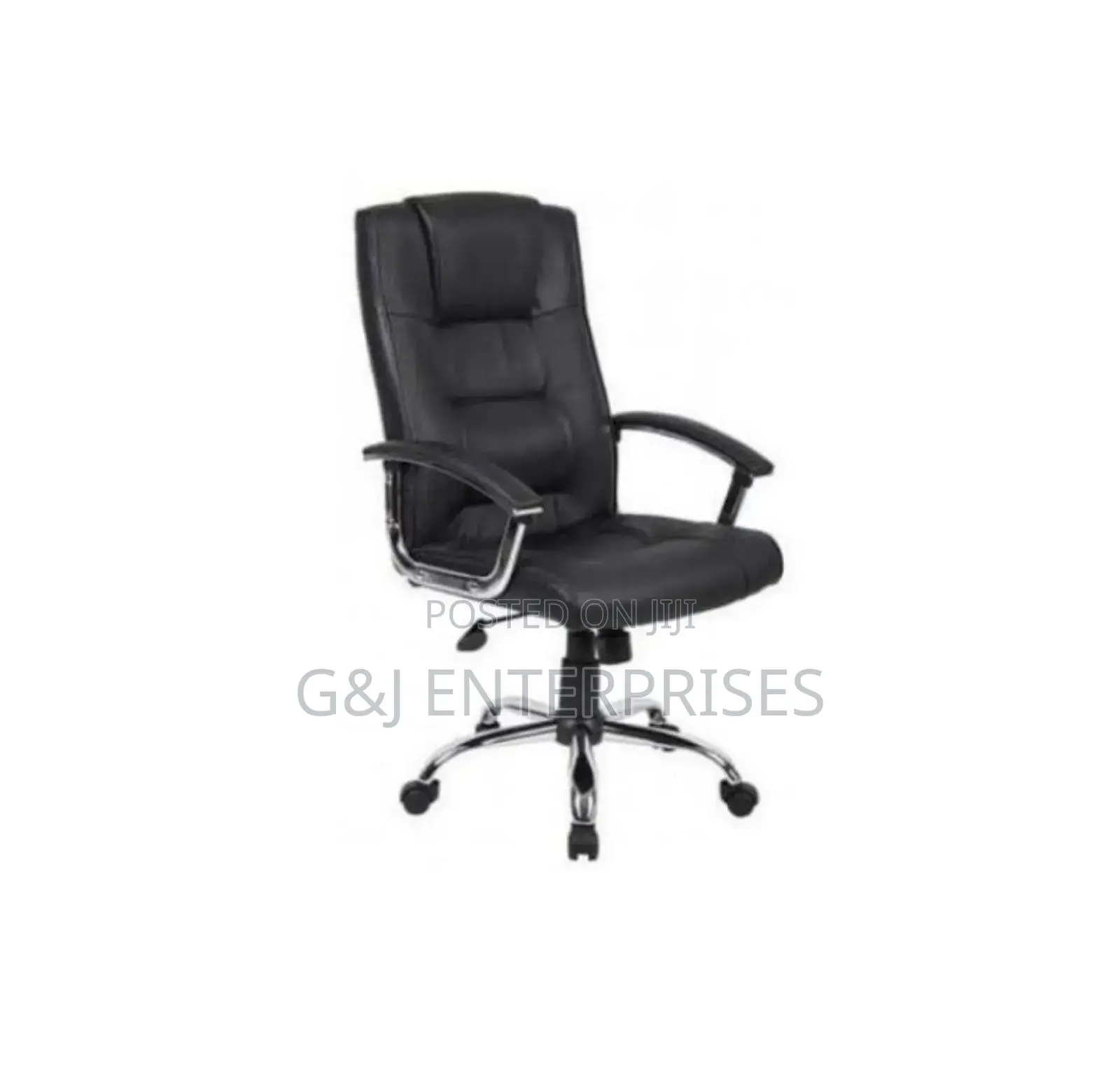 Leather Swivel Office Chair